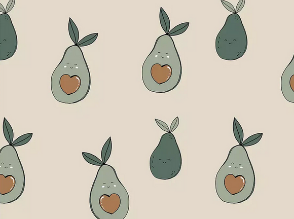Reversible Beanie - Avocados