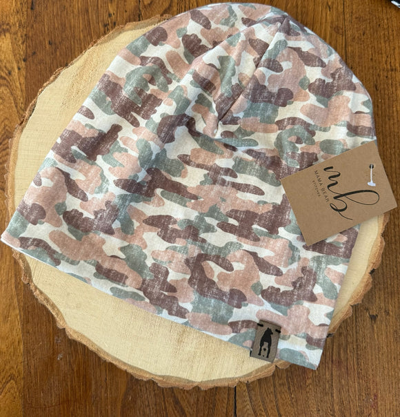 Reversible Beanie - Camo Brown