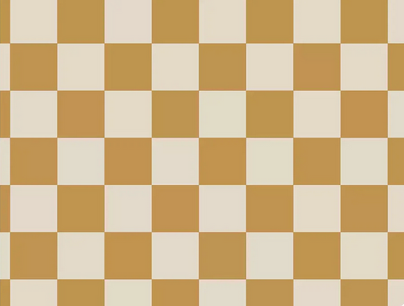Reversible Beanie - Checkered Yellow