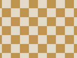 Reversible Beanie - Checkered Yellow