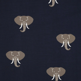 Reversible Beanie - Elephant on Navy
