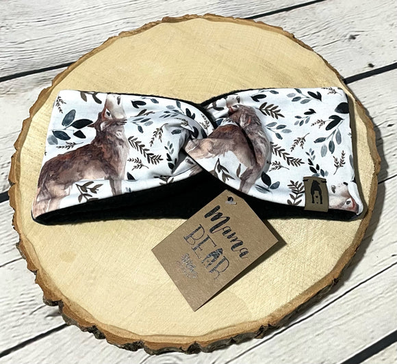 Fleece Lined - Twisted Headband - ANIMAL PRINTS