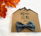 Traditional Bow - Blue Floral